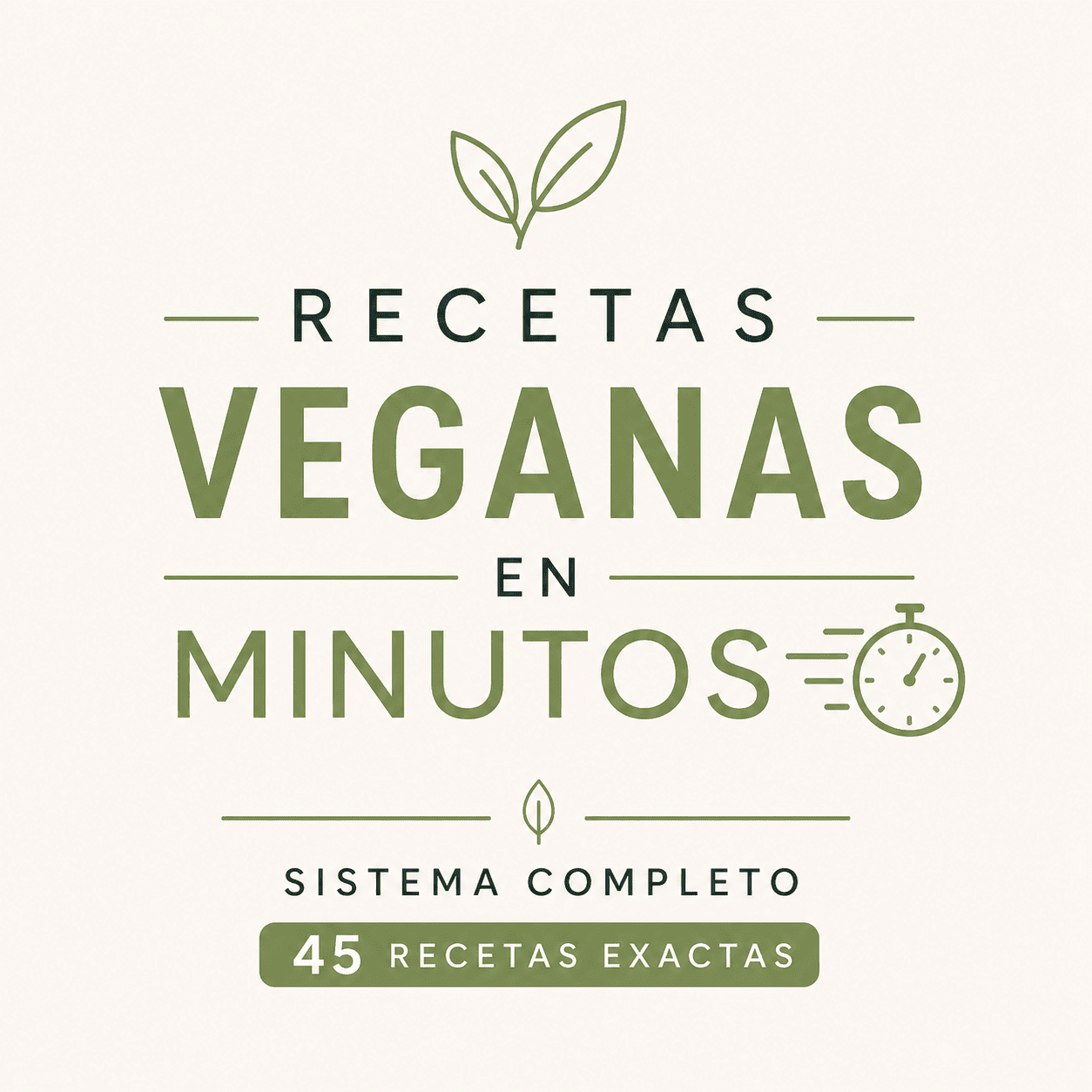Recetas Veganas en Minutos